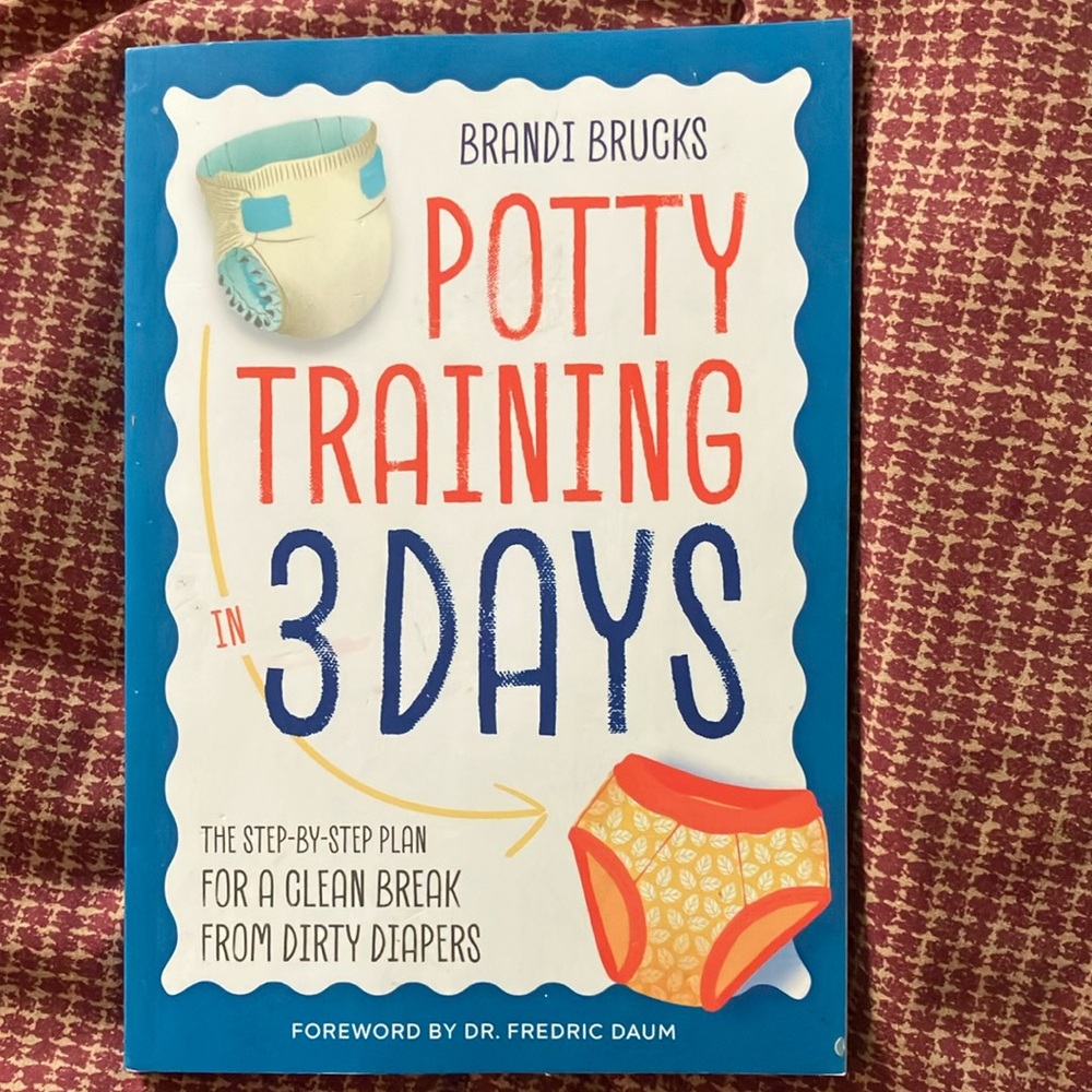Potty Training in 3 Days Book by - Blue Cover